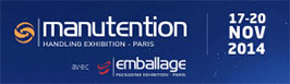 Manutention, emballage Paris 2014