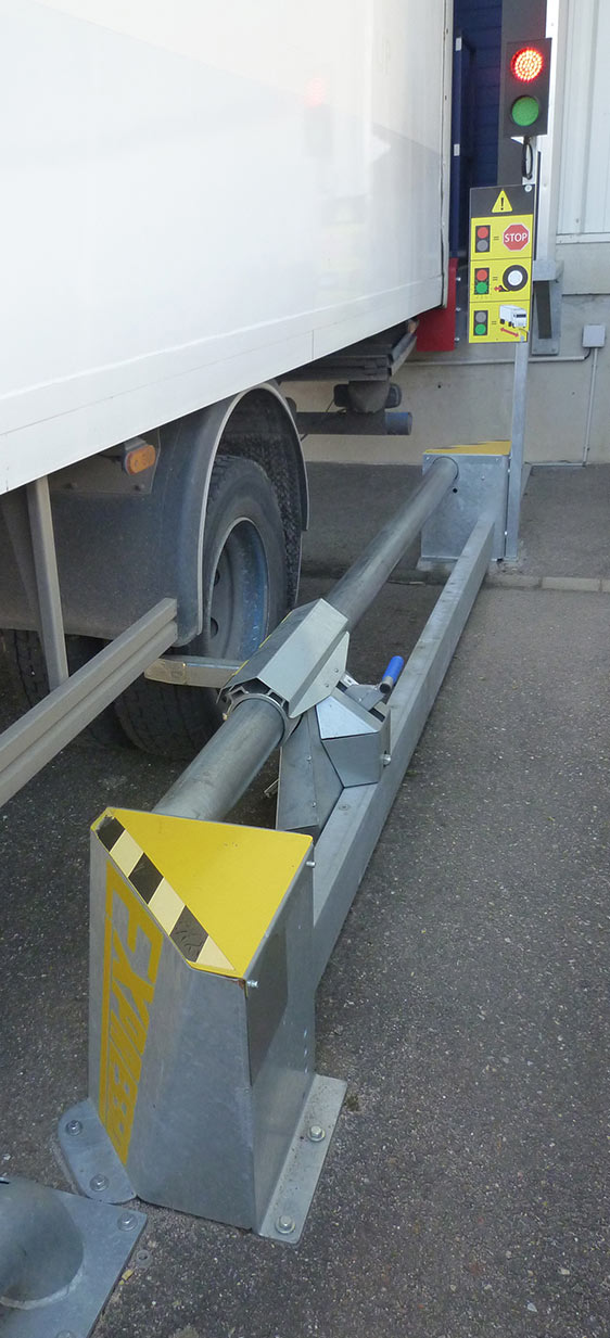Bloqueur manuel - Système de calage de camion à quai