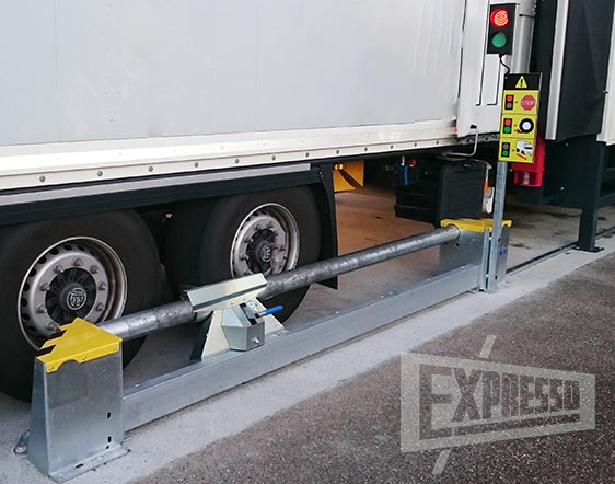 Bloqueur manuel Expresso - Système de calage de camion à quai