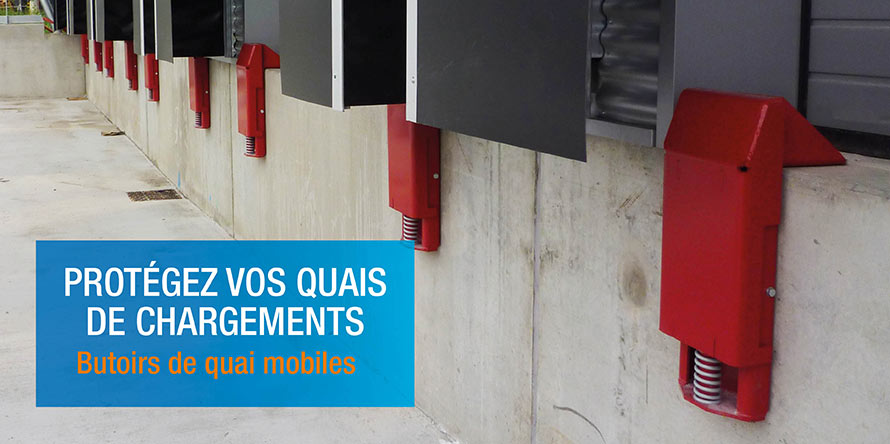 Butée De Protection Pour Quai De Chargement - 500 X 250 X 100 Mm, En Polyuréthane - Absorbe Les Chocs Des Camions