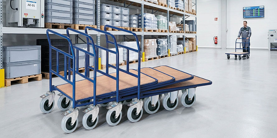 Chariots plateforme multi-usages modulables